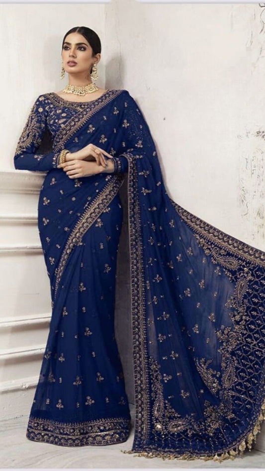 Maria.B Luxury Saree